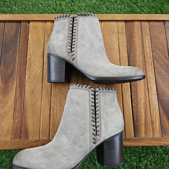 Sofft, Wilton Suede Mid Boots - Grey - Picture 4 of 6